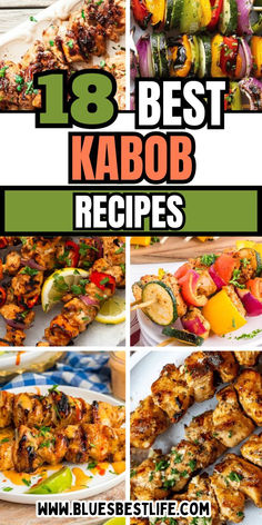 A collection of kabob recipes. Grill Nation, Shishkabobs Recipe, Bbq Foods