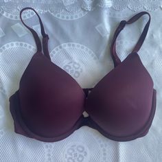 Brand New Without Tags Never Worn Purple Full Coverage Bra With Padded Cups, Purple Stretch Padded Bra, Purple Padded Stretch Bra, Stretch Padded Purple Bra, Purple Seamless Stretch Bra, Purple Stretch Seamless Bra, Purple Seamless Underwire Bra, Beautiful Bra, Push Up Bra