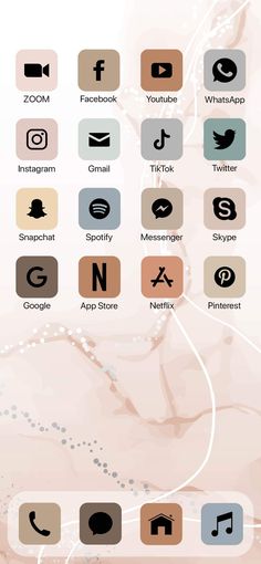 an image of a phone screen with different icons and symbols on the bottom right hand corner