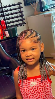 𝐔𝐍𝐖𝐑𝐈𝐓𝐓𝐄𝐍𝐒𝐓𝐔𝐃𝐈𝐎𝐒 | Stylist & Trainer | Vacation ready!🌴 Kids Fulani freestyle + beads😍 @eli.dior_ @roseeyeview - - - - #kidshairstyles #fulanibraids #protectivestyles #explore #… | Instagram Natural Hairstyles For Black Kids, Girls Braided Hairstyles Kids, Braids Inspiration, Daughter Hairstyles, Toddler Braided Hairstyles, Black Kids Braids Hairstyles, Cute Toddler Hairstyles, Lil Girl Hairstyles, Kids Curly Hairstyles