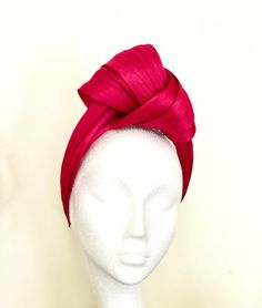 FREE XMAS GIFT PACKAGING PLEASE MARK AS GIFT WHEN CHECK OUT.Beautifully knotted silk abaca turban, ideal for summer season, bright, stylish, light, and feels like breath of fresh air, feminine with modern edge. It made in high quality silk abaca, with beautiful colour and subtle silk sheen, naturally luxury.It is kind of grab-and-go stylish headpiece that so easy to wear, dress up or dress down!Silk Abaca is a luxury material made of a combination of silk and fibers from the abaca tree (palm). B Adjustable Summer Headwrap For Party, Adjustable Headwrap For Party, Summer Party Adjustable Headwrap, Elegant Summer Headwrap Hat, Adjustable Summer Party Turban, Adjustable Party Turban, Summer Party Headband Headwrap, Summer Party Headband Wrap, Red Adjustable Headwrap For Party