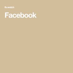 the facebook logo is shown in white on a tan background