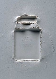 a square hole in the side of a wall