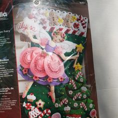 a package with an image of a ballerina on it