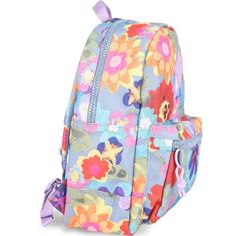 Herschel Supply All over flowers light blue backpack front pocket Spring Backpack With Floral Print For Everyday Use, Floral Print Backpack For Everyday Use In Spring, Floral Print Backpack For School In Spring, Spring Floral Print Backpack For Everyday Use, Spring Floral Print Backpack For Daily Use, Blue Backpack For Daily Use In Spring, Casual Floral Print Backpack, Spring Floral Print Casual Backpack, Blue Backpack For Everyday Use In Spring