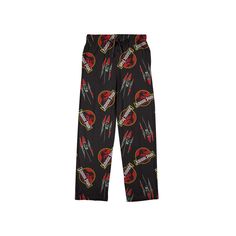 He'll love to lounge while showing off his favorite franchise with these Men's Jurassic Park Logo Sleep Pants. FEATURES Rounded hem Fly front 2 functional pocketsFIT & SIZING 32-in. inseam Elastic waistbandFABRIC & CARE Cotton, polyester Machine wash Imported Color: Black. Gender: male. Age Group: adult. Black Bottoms With Pockets For Lounging, Black Sleepwear With Pockets In Long Pants Style, Jack Skellington Pajama Pants, Nightmare Before Christmas Pj Pants, Jurassic Park Logo, Mens Sleepwear, Sleep Pants, Jurassic Park, Fabric Care