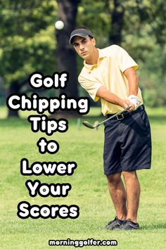 All golfers are aware that the short game is important. To help you improve your short game, here are golf chipping tips to offer some quick drills to lower your scores. #golf #golfer #golfchippingtips #golfdrills #golfclubs #golftips #golftips #golferideas