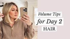 Volume + movement in the hair is never out of style 😎 Let me know if you try these tips for refreshing your day 2 blowout! Day 2 Hair, Second Day Hair, 2nd Day Hair, The Small Things Blog, Small Things Blog, The Small Things, Second Day