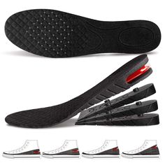 PRICES MAY VARY. Material: GTETKDE height increase insoles is made of PVC material (soft texture, not easy to deform, dispersing force area) + velvet fabric (sweat absorption, breathable) + air cushion foam (shock absorption, relieve foot pain) Size: 2-layer height increase insoles can be adjusted in height from 1.2"-2", 4-layer height increase insoles can be adjusted in height from 1.2"-3.54". Suitable for US Women (5.5-10), US Men (4.5-9). Can be easily cut to size Fits to the size that suits Shoe Lifts, Height Insoles, Height Increase, Shoe Inserts, Foot Pain, Us Man, Tall Guys, Suits You, Women Men