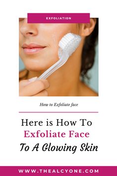 😍 exfoliate face products, anti wrinkle oil, eye under eye 🍀 #cosmetics #sulfatefree #sensitiveskin Smooth Glowing Skin, Gentle Face Wash, Beauty Tricks, Facial Exfoliator, Clear Complexion