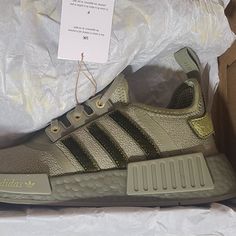 Adidas Nmd R1 Condition: Nwb Size: 7 Womens Color: Military Green Msrp: 140 Discounts Available For Multiple Item Orders. Shipping: Order Will Be Shipped Within 1-2 Business Days. Photos: All Photos Are Taken On My Samsung Galaxy Phone And There Are No Filters On It. Collection: We Are Selling Most Of Our Things To Raise Funds For Our Business. Adidas Custom Green Sneakers With Laces, Sporty Green Custom Sneakers Fade-resistant, Sporty Green Custom Fade-resistant Sneakers, Adidas Green Custom Sneakers For Sports, Urban Green Adidas Sneakers, Adidas Nmd R2, White Athletic Shoes, Lacing Shoes For Running, Running Sneakers Women