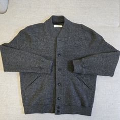 Iconic Buck Mason Outerwear Piece. Hasn't Been Made In A Few Seasons. Versatile Color And Lightweight As Well. Twice Boiled Wool. In Stellar Condition. Perfect For Work, School, Brunch, Interviews, Travel, Fall/Winter Seasons. Pair With A Stripe Tee And Classic Black Chinos. 100% Wool. Buck Mason, Black Chinos, Stripe Tee, Boiled Wool, Men's Coats And Jackets, Striped Tee, Charcoal Grey, Mens Coats, Classic Black