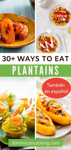 the cover of 30 + ways to eat plantains by tambien en espanolal