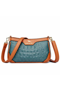 FASHION SALE Buy 2 get 10% OFF + Free Worldwide Shipping Formal Crossbody Shoulder Bag With Crocodile Pattern, Blue Leather Shoulder Bag With Crocodile Pattern, Blue Rectangular Shoulder Bag With Crocodile Pattern, Zipper Bag Pattern, Patch Bag, Alligator Pattern, Menswear Accessories, Women Crossbody Bag, Cozy Scarf