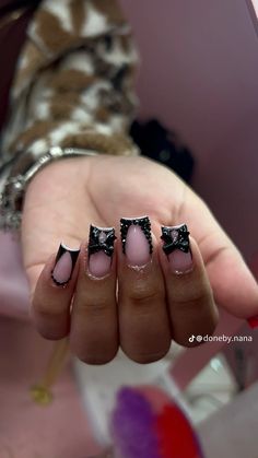 Pink Ombre Nails, Pink Ombre, Ombre Nails, Black Nails, Nails Inspiration, Nail Inspo