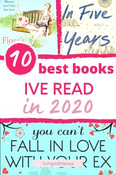 the top ten best books i've read in 2020, including fall in love with your ex