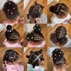 Black Baby Girl Hairstyles, Baby Girl Hairstyles Curly, Daughter Hairstyles, Cute Toddler Hairstyles, Lil Girl Hairstyles, Kids Curly Hairstyles, Quick Natural Hair Styles, Hairstyles Kids, Toddler Hairstyles Girl