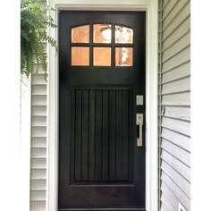 Craftsman Douglas Fir 6 Lite Arch Top Exterior Door - Krosswood Craftsman Front Door, Desired House, Country Front Door, Rail Door, Small Sitting Rooms, Best Front Door Colors