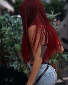 Red Hair Looks, Red Hair Inspo, Wine Hair, Dark Red Hair, Long Red Hair, Pretty Hair Color, Happy Hair, Hair Dye Colors, Red Hair Color