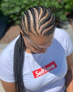 Braids Thick, Weave Braids, Corn Rows, Lemonade Braids Hairstyles, Cornrows Natural Hair, Weave Hairstyles Braided, Cornrow Braids, Braids Cornrows