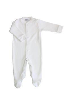 Stylish! This Baby Footie Bodysuit made of elegant White Bubble fabric is perfect for your little one. Picot Trim details in three beautiful colors: Pink, White or Blue. Just like most things, the quality of cotton can vary greatly. The true secret behind the softness and quality of our products comes from the northern coastal valleys of Peru, known as Peruvian Pima Cotton. The properties of this fiber create for a more durable fabric, that gives it its unparalleled luxurious touch that is most Baby Sack, Best Baby Clothes, Bubble Fabric, Cool Baby Clothes, Frog Gifts, Heirloom Dresses, Custom Gift Boxes, Cotton Bodysuit, Gift Wrapping Services