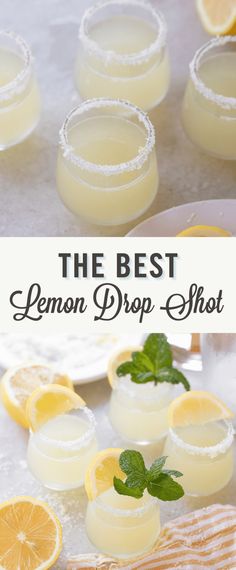 the best lemon drop shot recipe