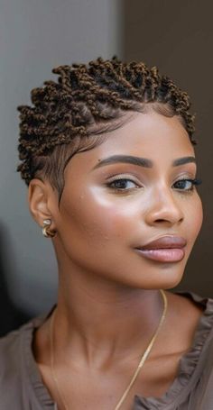 Braid Styles For Short Hair, Long Face Haircuts, Styles For Short Hair, Tapered Natural Hair, Protective Hair, Natural Hair Cuts, Stylish Short Hair