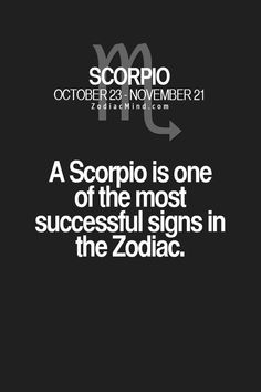 the zodiac is one of the most successful signs in the zodiac sign, scorpio