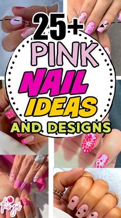 30 gorgeous pink nails designs perfect for summer or any time of year like Valentine's Day, etc. Bright hot pink to soft light pink nail ideas you can copy at home or bring to your salon to have them do. Trendy pink nail aesthetic from simple hearts to detailed designs.