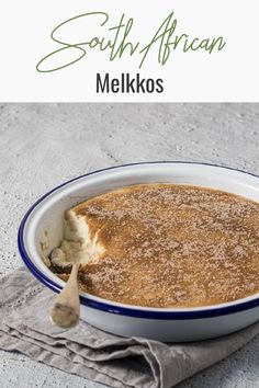 Bowl of melkkos with cinnamon sugar South Africa Food, South African Dishes, African Dessert, Africa Food, African Cooking, Winter Dinner Recipes, South African Recipes, Moroccan Food, Easy Baking Recipes Desserts