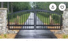 an image of a gate that is open and has hearts on it with the word love in