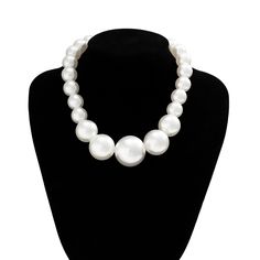 This stunning lustrous necklace feature gorgeous pearls ranging from 3-12mm size Round Polished Beads Necklace For Party, Pearl Necklace With Round Beads For Jewelry Making, Elegant Pearl Chain Beaded Necklace, Party Necklace With Round Polished Beads, Elegant Round Pearl Chain Beaded Necklace, Round Party Necklace With Polished Beads, Round Beads Pearl Necklace, Single Strand Round Necklace For Party, Party Jewelry With Pearl Pendant And Round Beads