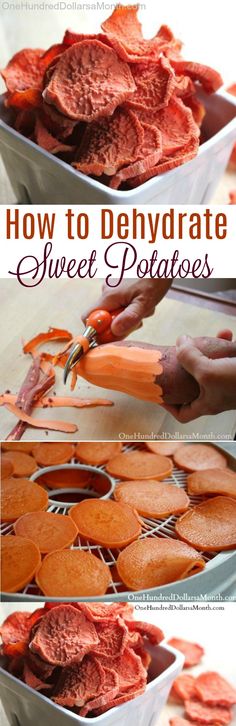 how to dehydraate sweet potatoes