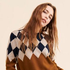 Bryce Argyle Cashmere Sweater Plaid Sweater, Cashmere Sweater, Striped Tee, Cashmere Sweaters, Cashmere, Fashion Inspo, Plaid, Free Shipping, How To Wear