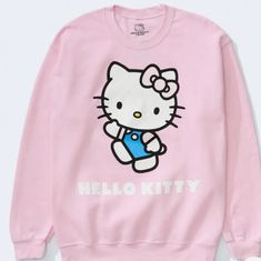 Hello Kitty Comfy Cozy Layer Decked Out. Unisex Fit Size Medium Length 29" Crew Neck 50% Cotton 50% Polyester Hello Kity Sweater, Cute Hello Kitty Print Crew Neck Sweatshirt, Cute Cotton Sweatshirt With Hello Kitty Print, Trendy Hello Kitty Print Crew Neck Sweatshirt, Hello Kitty Cotton Sweatshirt In Kawaii Style, Hello Kitty Print Crew Neck Cotton Sweatshirt, Trendy Hello Kitty Cotton Sweatshirt, Cotton Crew Neck Sweatshirt With Hello Kitty Print, Trendy Cotton Sweatshirt With Hello Kitty Print