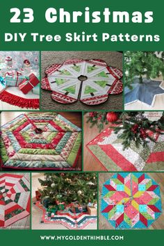 the 25 christmas tree skirt patterns