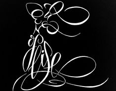 a black and white photo with the word art written in cursive writing on it