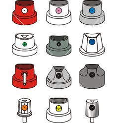 the different types of lamps are shown in this illustration