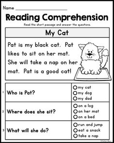 reading worksheet for children to learn how to read the words in their book