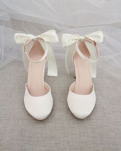 Bow High Heels, Night Date, Bridal Heels, Wedding Shoes Heels, Fancy Shoes, Satin Heels, Bow Heels