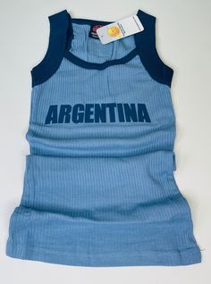 Argentina Ribbed High Quality Embroidered Ribbed Tank top T-Shirt. Made with high quality, breathable fabric water Resistant and Machine Washable. 100% cotton. This Tank Top is perfect for when heading off to the gym, or wearing something stylish when dressing casually. Crafted with a lightweight, breathable material, this Shirt is the perfect compliment to any wardrobe. Argentina Soccer, Dream Clothes, Cute Shirts, Aesthetic Clothes, Pretty Outfits, Tank Top Shirt, Fashion Inspo Outfits, Clothing Items, Brooklyn