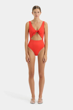 Modern Swimsuit, Halter Strap