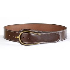 Why We Made This Belt: Our signature Spur belt is an eye catcher! A true equestrian statement belt. Glazed Italian Bridle leather measuring 1 3/4" wide with a solid brass French cast spur buckle in either brown with brass buckle or black with chrome buckle. Product Details: -Hand made solid brass Beautifully shaped spur buckle -Hand made from 100% vegetable tanned leather -Hand stained, waxed and rubbed edges -Beautifully finished -Dimensions 1 3/4” wide -Available in Brown with Brass hardware o Black With Chrome, Accessory Inspo, Statement Belt, Outfit Collage, Beautiful Belts, Vintage Belt, Brown Belt, Belt Shop, Brass Buckle