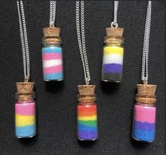 Trans Boyfriend, Lgbtq Necklace, Cute Necklaces, Vial Necklace