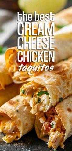 the best cream cheese chicken quesadillas