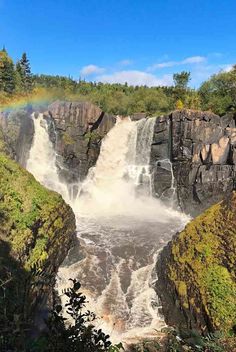 Spring is the best time go chasing waterfalls in the Upper Midwest, where rivers rush into the Great Lakes around Minnesota, Wisconsin and Michigan. Grand Portage State Park, Bayfield Wisconsin, Tettegouche State Park, North Country Trail, Tahquamenon Falls, Pictured Rocks National Lakeshore, Two Harbors, Chasing Waterfalls, Largest Waterfall