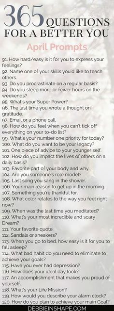 a poster with the words,'365 questions for a better you '