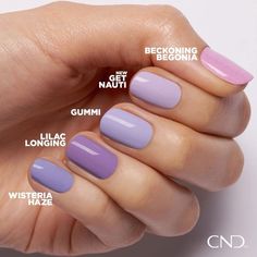 Cnd Purple Shellac Colors, Cnd Shellac Colors Summer, Shellac Nails Purple, Cnd Shellac Nails Summer, Purple Shellac Nails, Summer Shellac, Shellac Colours, Nail Shellac, Shellac Nails Summer