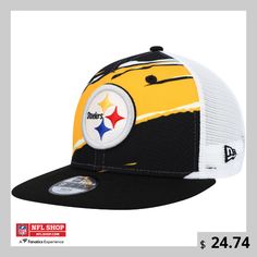 Let your kiddo enjoy a boost of Pittsburgh Steelers flair with this Tear 9FIFTY hat from New Era. It features embroidered Pittsburgh Steelers graphics in an eye-catching slash design, almost as if they're ripping their way out of the front panels. The snapback closure lets your youngster adjust the fit quickly and easily, while the classic flat bill offers the perfect street-ready look. Pittsburgh Steelers Hats, 70s Tv Shows, Easter Essentials, Black Tears, New Era Hats, Easter Shopping, Luxe Gifts, Pittsburgh Steelers, Snapback Hat