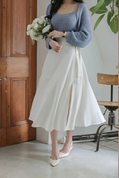 Heel Ideas, Marvel Oc, Rok Outfit, Long Skirt Fashion, Modesty Outfits, Long Skirt Outfits, Casual Day Outfits